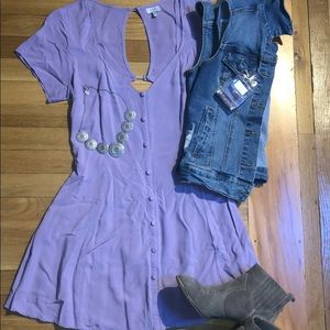 Lilac vintage-feel sundress from Tobi. Worn once!